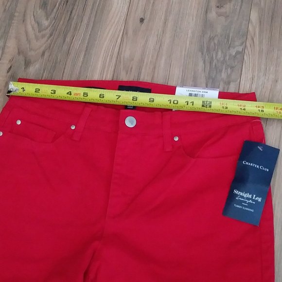 Charter Club Lexington pants Red Color, Size 6p - Picture 9 of 11